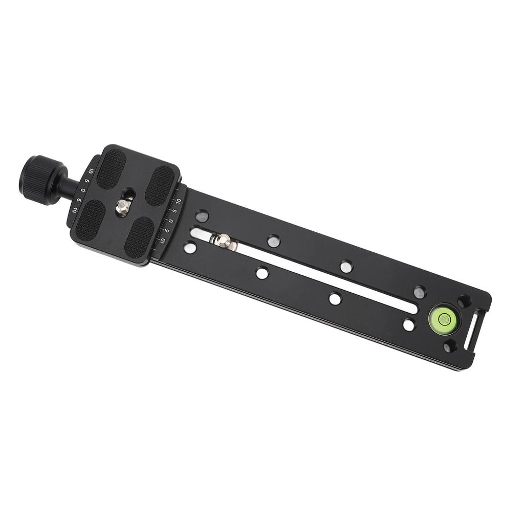 Rail Nodal Slide Clamp Aluminum 1 4inch Screw Scale Level for Arca Nodal Slide Quick Release Clamp for Ball Heads
