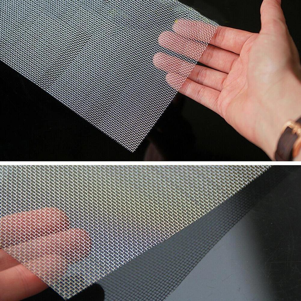 5pcs Mesh Net Crack Easy To Install Repairing Silver