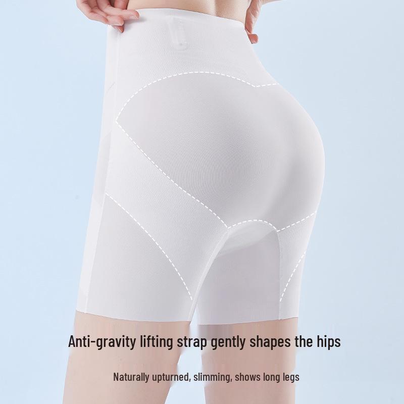 Women's High Waist Tummy Control Antibacterial Shaping Leggings - Breathable, Hip-Lifting, Anti-Exposure Summer Safety Pants