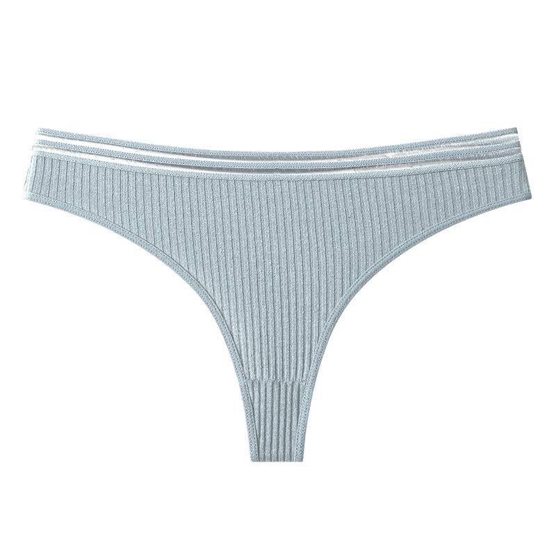 

Горячая Распродажа Сексуальное Нижнее Белье Из Низкой Талии Спортивное Треугольник Белье Женское Полое Поясное Женские Трусики L светло-синий