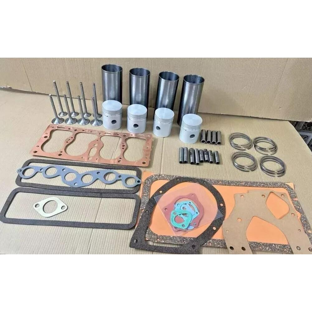 Engine Overhaul Kit Fits Willys Jeep 134 F-head 1950-72 Piston +Liner+Gaskit+Val
