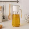 Practical 550ml 2 in1 Oil Sprayer Food Grade Glass Reusable Oil Spray Bottle Leakproof Olive Oil Dispenser Kitchen