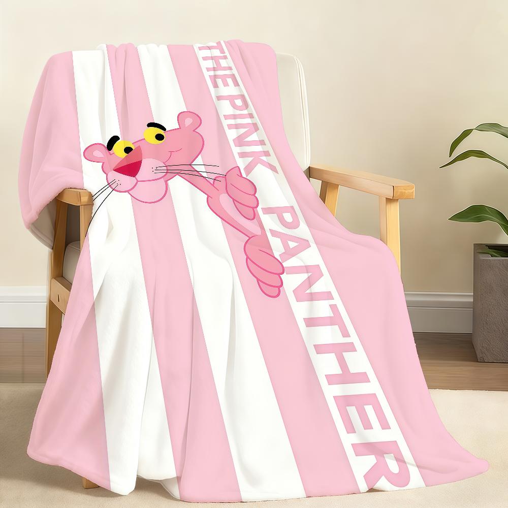 

Interesting Cartoon P PINK K P PANTHER S Cute Blanket Soft Throw Blanket Home Bedroom Bed Sofa Picnic Travel Office Blanket Gift 75x90cm