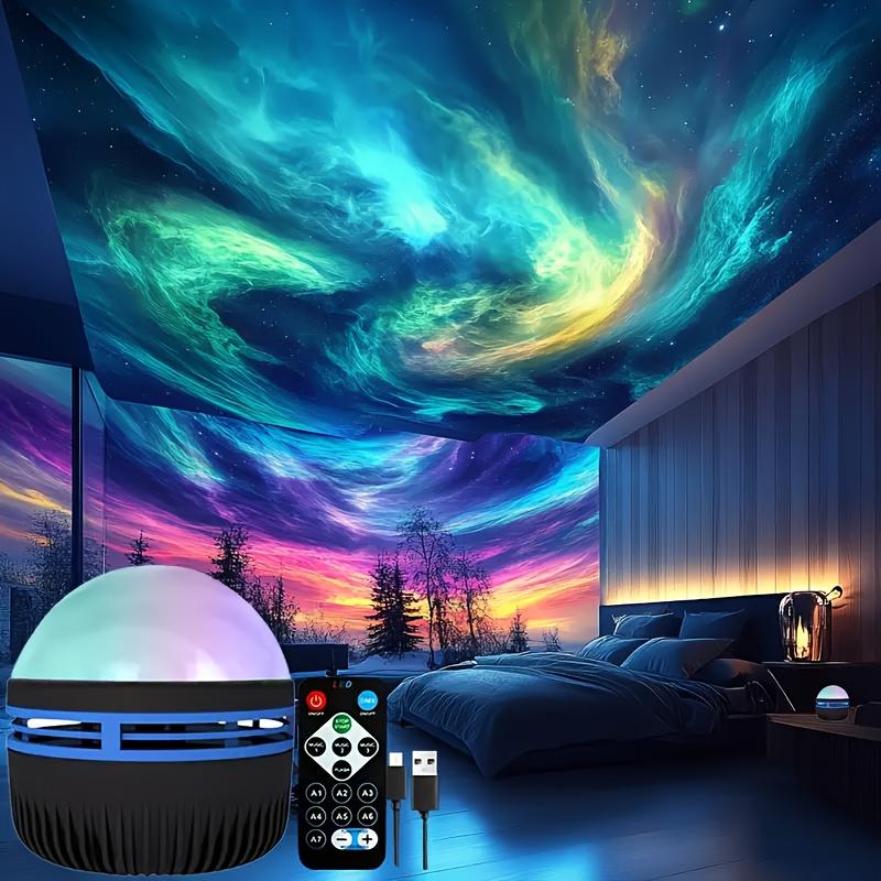 2-in-1-Orr-Sternenprojektor, Sternenprojektor, LED-Farbwechsellicht, mit einer Vielzahl von Lichteffekten für die Heimdekoration, Geburtstagsgeschenk für die Heimdekoration