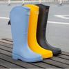 Fashion rain shoes women rain boots boots autumn and winter long tube rain shoes round head kitchen waterproof and non-slip ins wind