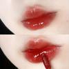 6 Color Lip Glaze Cute Little Bear Mirror Lip Gloss Jelly Liquid Lipstick with Sparkling Light Long Lasting Lip Gloss Lip Makeup for Women