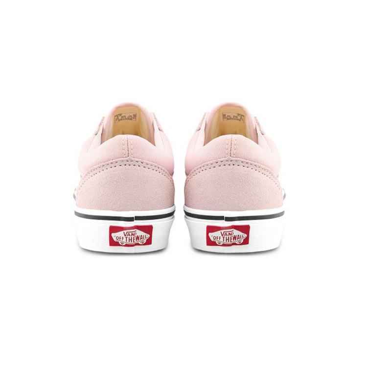 Vans Canvas Low Top Skateboard Shoes Pink White Children Aged 3 7 Years Old VN0A4BUUTC3