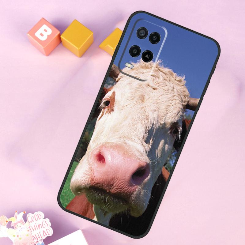 

Funny Cow Face Case For Oppo A98 A78 A18 A38 A58 A74 A94 A54 A15 A17 A57 A6 A5 Pro A16 A76 A96 A40 A60 A80 OPPO A6 Pro