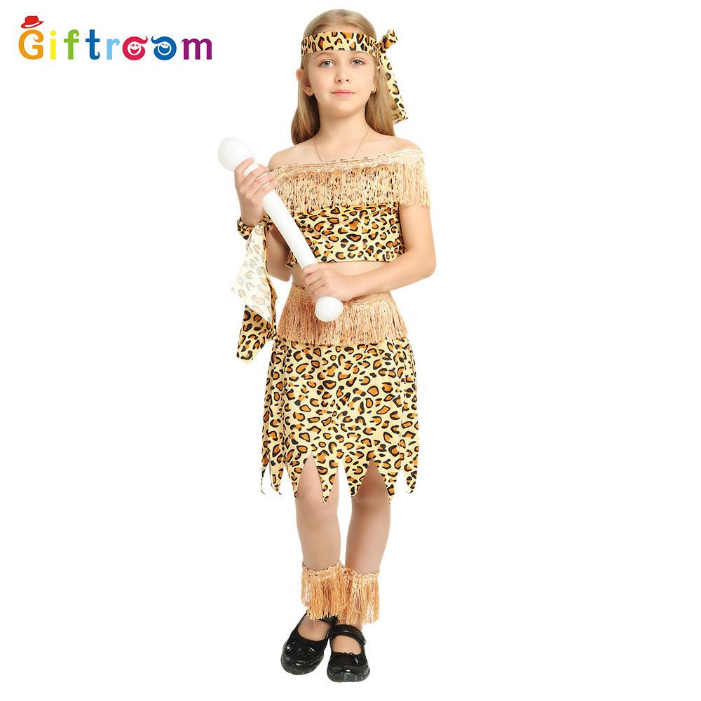 

Vibrant Children s Indian Cosplay Costume Soft Plush Fabric For Halloween Parties 277,S