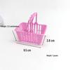 Miniature Single Handle Shopping Basket Dollhouse Accessory