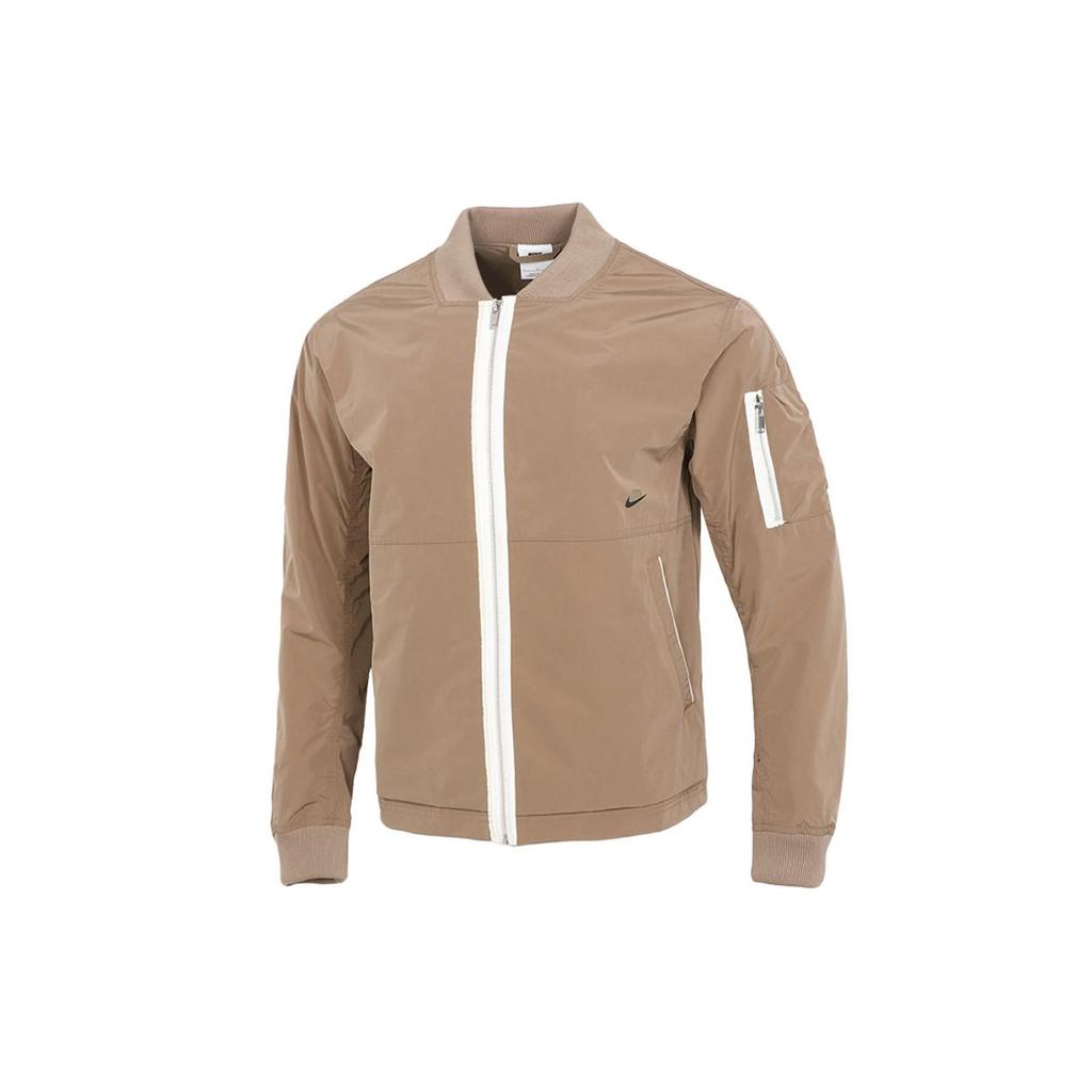 Nike Jackets Men's Khaki Baseball Collar Moderate Other DD4715-208