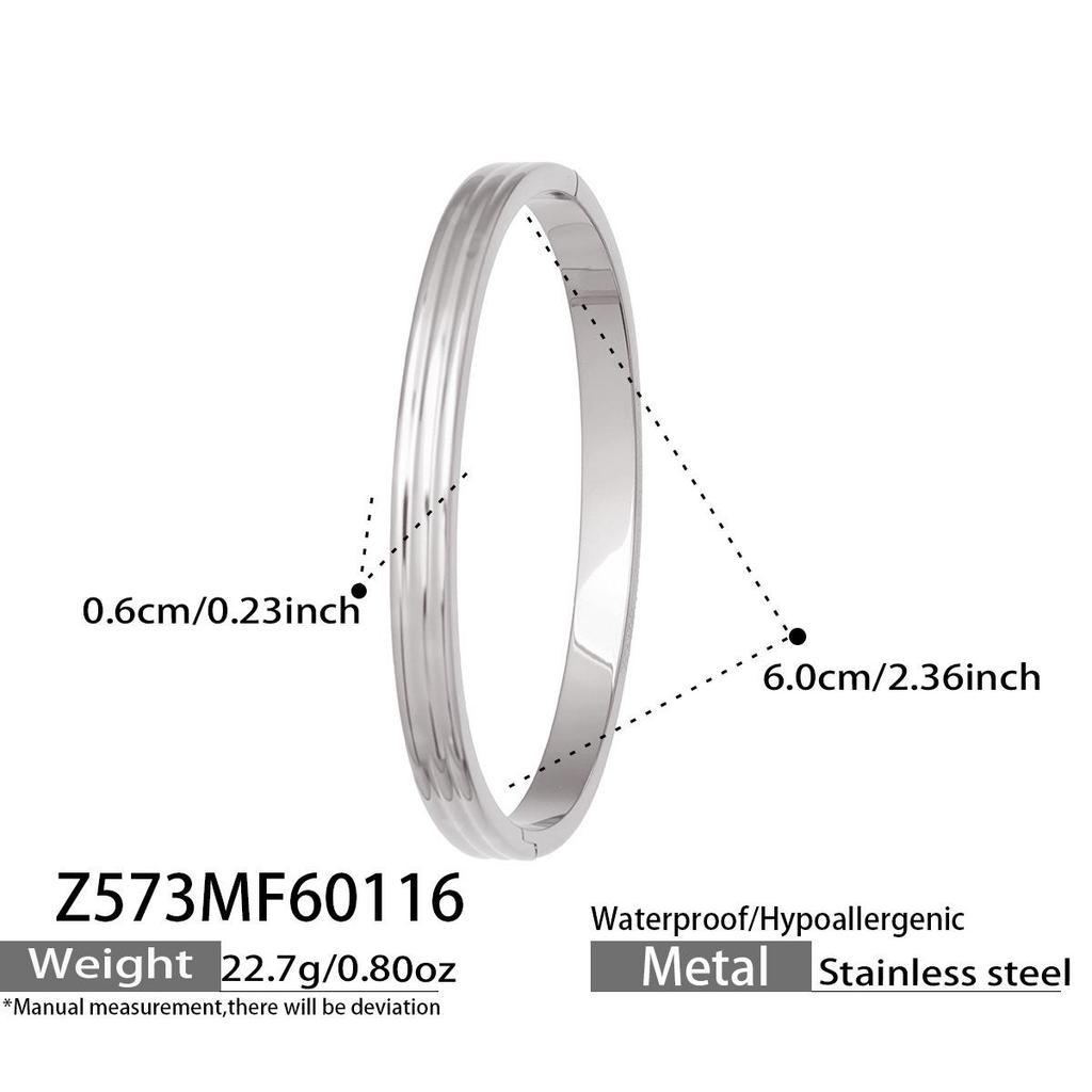 Sada geometrických zirkonových náramků pozlacená 18K zlatem - Lehký luxus a elegantní design