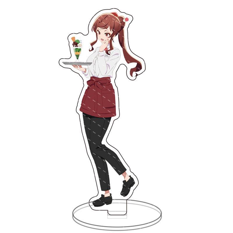 ZOMBIE LAND SAGA Two Sided Acrylic Stand Figures Model Plate Hoshikawa Lily Minamoto Sakura Standing Sign Desk Decor
