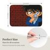 Custom Funny Detectived Anime Conan Doormat Non-Slip Entrance Welcome Kitchen Bath Floor Door Mat  Toilet Living Room Carpet Rug