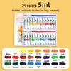 Mali Washable Gouache Paint Set for Beginners - 12, 18, or 24 Colors