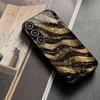 Hot topic Golden stripes PhoneCase Glass PhoneCase for Samsung Galaxy S26 S25 S24 S23 S22 S21 FE Ultra Plus scratch proof Smooth