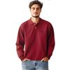 Polo da uomo a maniche lunghe Casual da lavoro Pullover Traspiranti Leggere Camicie da golf Vestibilità comoda Camicia a maniche lunghe con bottoni e colletto per uomo