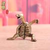 1PCS Brass Mini Metal Turtle Shape Copper Ornament Decorative Craft Lucky Desktop Ornaments Longevity Animal Turtle Figurines