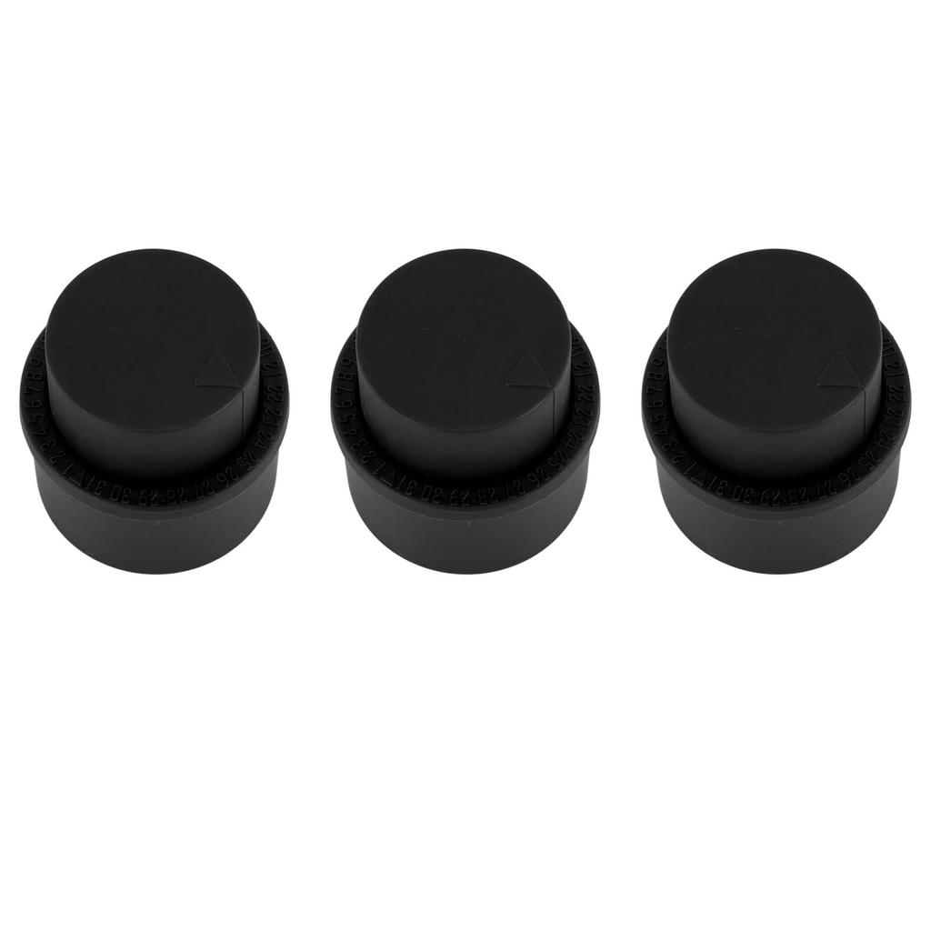 3pcs Soda Bottle Stopper Professional Press Type Sealing Reusable Beverage Bottle Covers for Soda Beverage Bottles Black