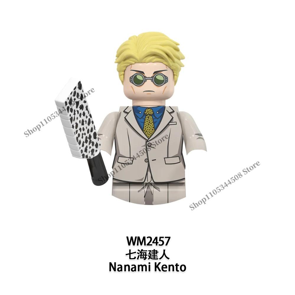 Jujutsu Kaisen Anime Bausteine Fushiguro Toji Tsukumo Yuki Hanao Choso MINI Cartoon Puzzle Bausteine Sammlung Geschenk