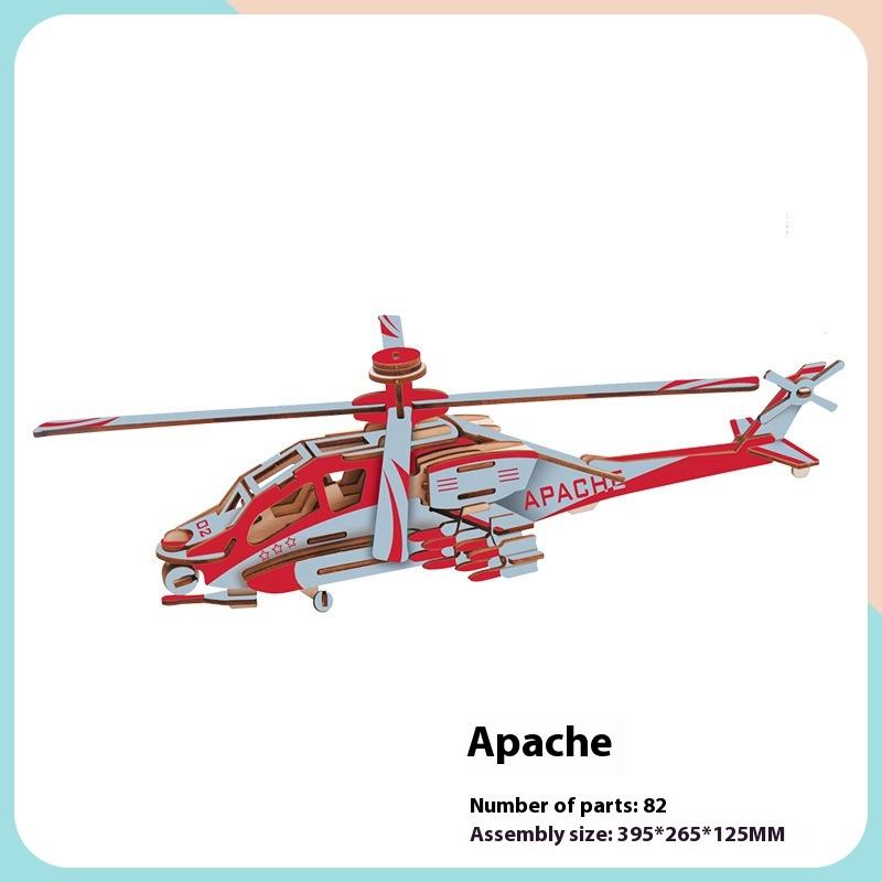 Simulation Wooden Toy Children's Handmade Educational Assembly 3d Three-dimensional Puzzle