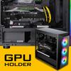Universal Video Card Holder GPU Brace Support GPU Support Stay Securing Graphics GPU Support Rod for RTX3090 Black EZDIY-FAB Cards, RX6700, -