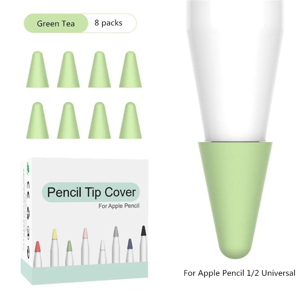 Pencil Tip Cover For Apple Pencil 1st 2nd Generation Mute Silicone Nib Case For iPad Pencil 1 2 Nib Cover Skin Screen Protector
