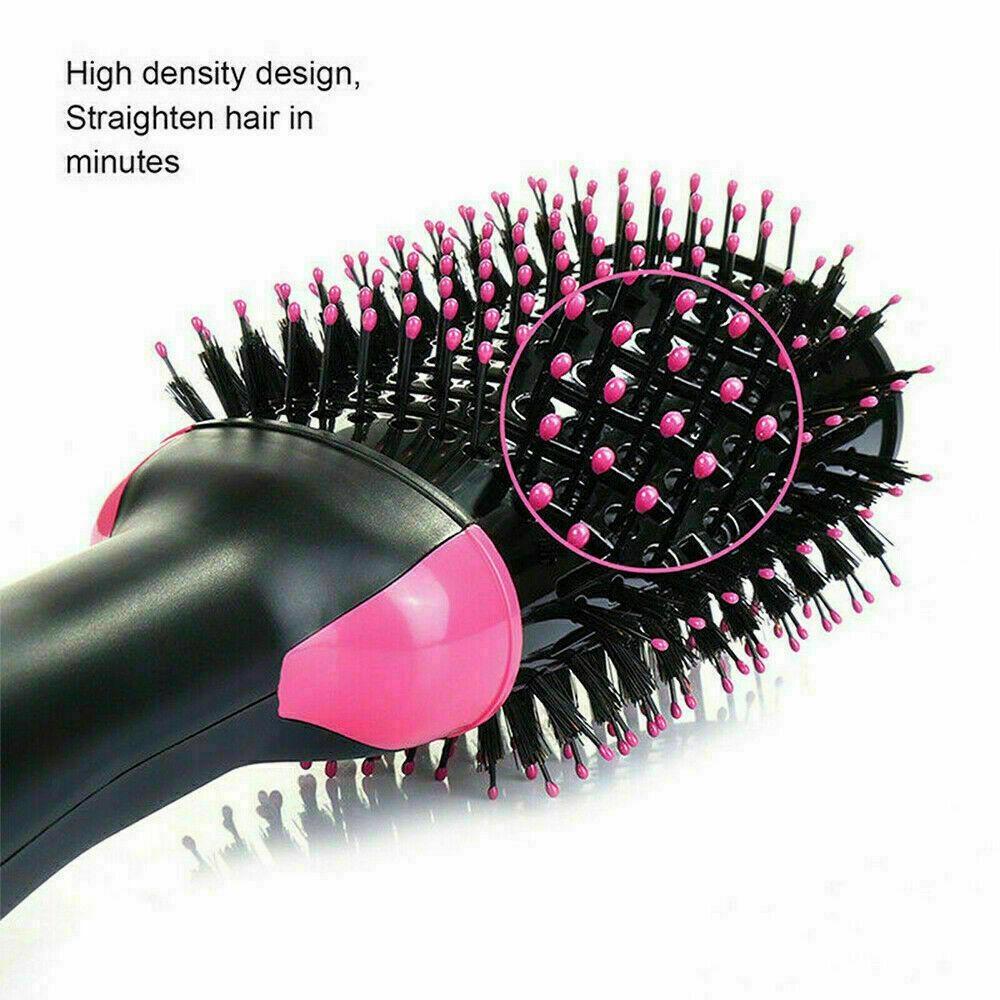 One-Step Hair Dryer Styler Volumizer Straightener Curler Comb Hot Air Brush Gift