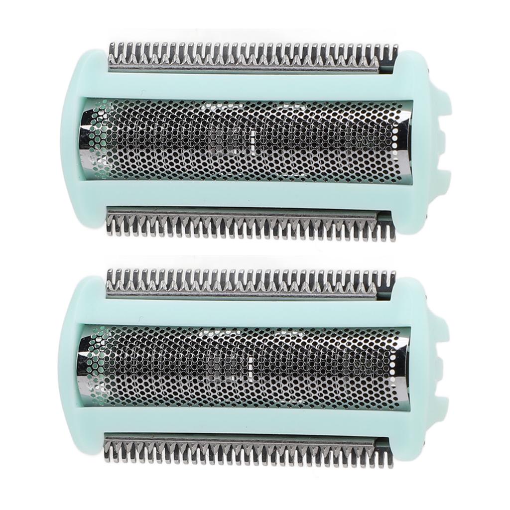 2pcs Foil Head Electric Trimmer Replacement Heads Wet and Dry Use Ladies Trimmer Head Replacement for BRL130 BRL140