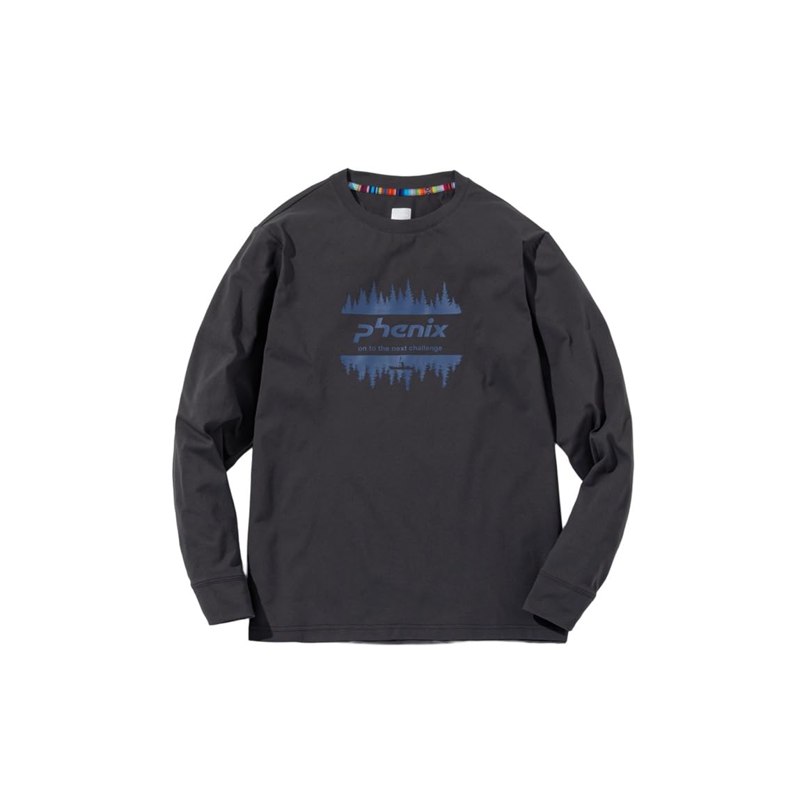 

PHENIX Long Sleeve Charcoal Gray Men s T-Shirt, (PH9700)