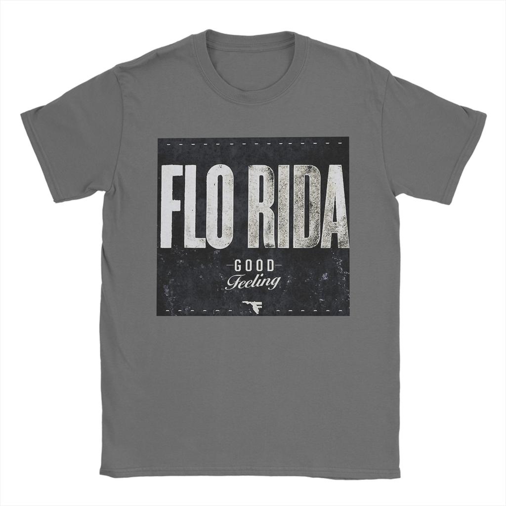 Retro Flo Rida TShirt For Unisex WoUnisex Round Neck Short Sleeve Top Tee Cotton Summer Clothing