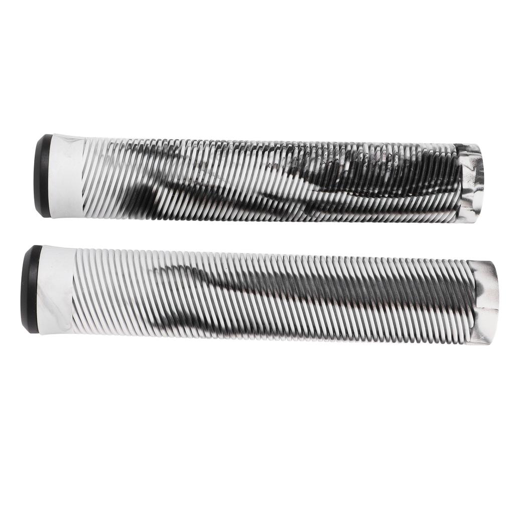 1 Pair 16cm Bike Handlebar Grips Soft TPE Rubber Anti Slip Handle Grips for Fixed Gear Bicycle