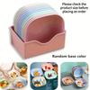 Plastic Plates Reusable Resistant Pet Bowl Dessert Dinner Kitchen Party Barbecue Durable Child Snack