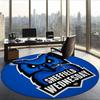 Sheffield Wednesday Fc (1) Round Office Rug Decorative Floor Rug for Office Bedroom Living Room and Home Space