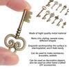 125/40 Stück Gemischte Kleine Schlüssel Anhänger Vintage Bronze Metall Liebes Schlüssel Anhänger Feine Trendige DIY Schmuck Halskette Handwerk Dekoration