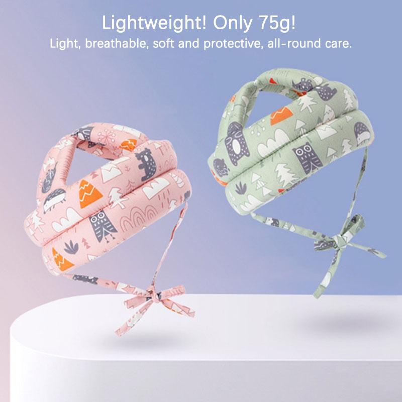 Casco per Neonati e Bambini Piccoli Senza Urti Cuscino Protettivo per la Testa Bumper Cappellino, Cappellino Protettivo Regolabile per Correre Camminare Gattonare