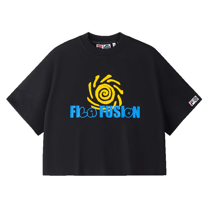 FILAFUSION Women's Short Sleeve Cotton Cool-Touch Tee