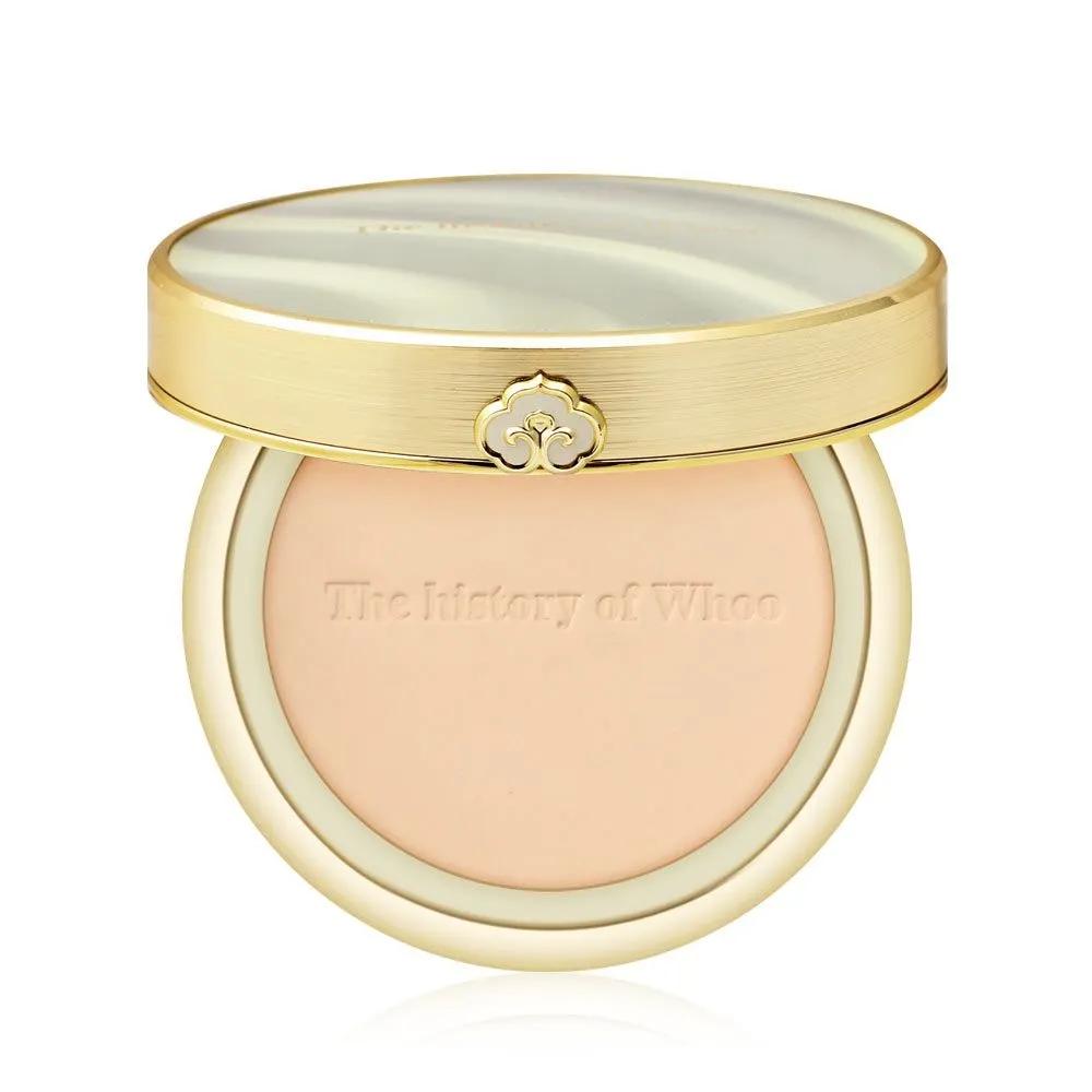 THE WHOO Gongjinhyang Mi Luxury Glow Pressed Powder 13g No. 2 Powder Pact with Good Adhesion and Coverage