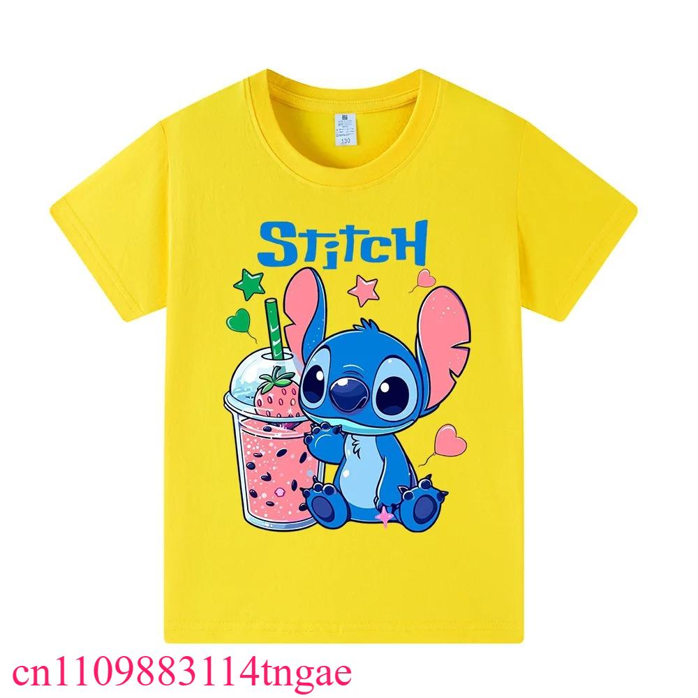 Cute Embroidered Girl T-Shirt Children's Girl Clothing Short Sleeve Top Summer 2026 Short Sleeve Boys Cartoon