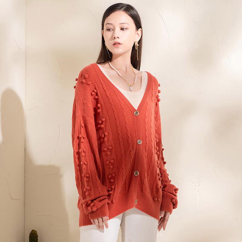 

Women s Cashmere Blend Cardigan Sweater M