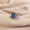 London Blue Topaz Gemstone Handmade 925 Sterling Silver Jewelry Partywear Ring For Love RR-74-12