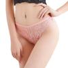 Women's Sexy Lace Thong - Comfortable, Breathable, and Transparent Cotton Briefs