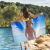Cartoon B-BoJack H-Horseman Handtuch Schnelltrocknend Strandhandtücher Sind Geeignet Für Schwimmbäder Camping Yoga Und Das Fitnessstudio