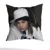 Federa Cuscino Quadrata Stampa Double-Sided Peluche Corto Copricuscino Divano Camera da Letto Comodino T-Tom Kaulitz Bill Kaulitz