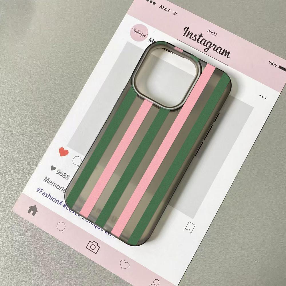 Colorful Vertical Stripes Phone Case For IPhone 11 13 14 PIus 15 12Pro Case 16 17 Pro Max 17Air Case Shockproof Clear Soft Case