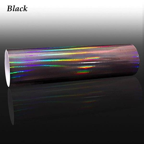 Buy Holographic Black Rainbow Neo Chrome Car Vinyl Wrap Air Bubble Free ...