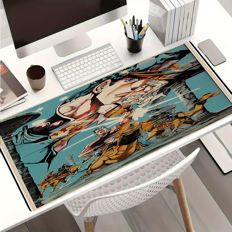 JoJo's Bizarre Adventure1 Mauspads - Rutschfeste Gummibasis, Glatte Oberfläche für Arbeit, Gaming, Büro und Zuhause, Schreibtisch-Mauspad