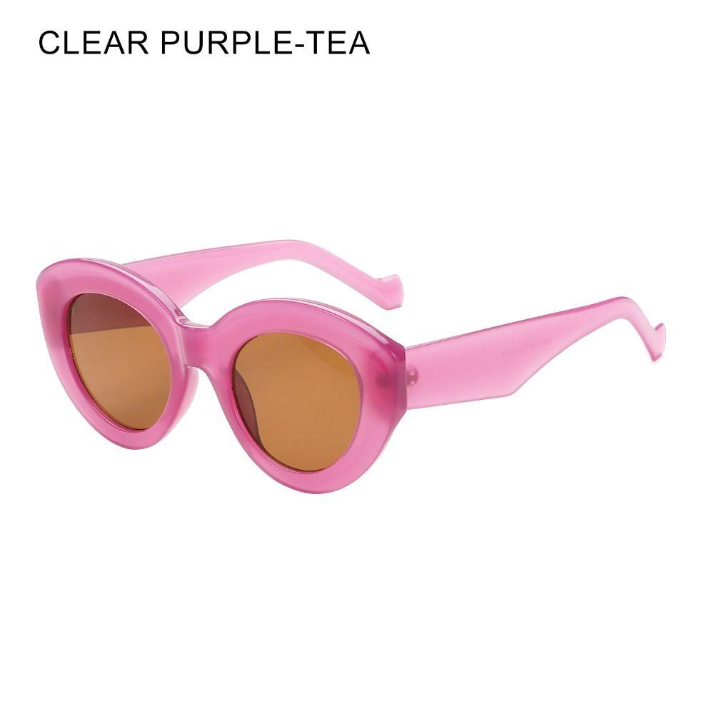 Chic Shades Thick Frame Eyewear Sun Glasses Oval Sun Glasses Cat Eye Oversized Sunglasses