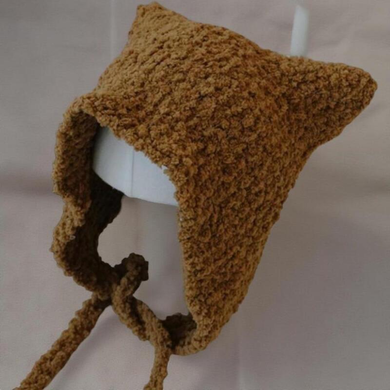 Cute Poggle Cat Soft Beanie for Women