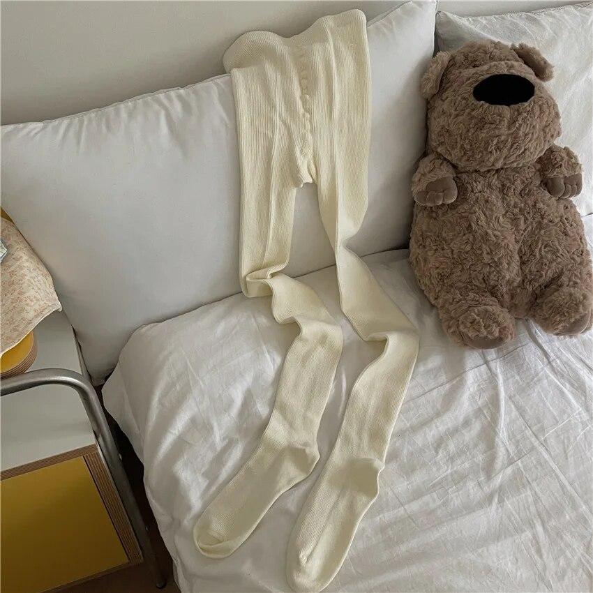 Frauen Strumpfhosen Herbst Winter Warme Oberschenkel Hohe Strümpfe Strumpfhosen Frauen Einfarbig Dessous Sexy Dünne Strumpfhosen Eng